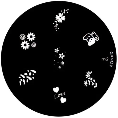 Şablon ştampile unghii m2 - diverse modele