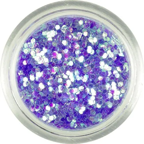Hexagon violet deschis, 1mm - sidefat