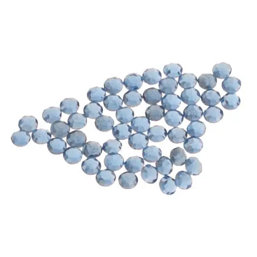 Strasuri rotunde 2 mm - albastru 50 buc