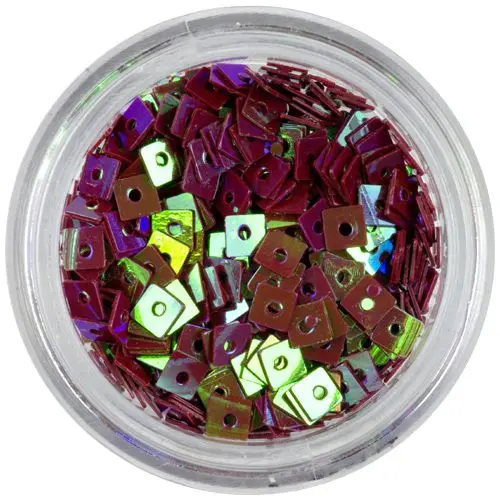 Pătrate decorative cu gaură - roşu de Burgundia