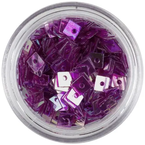 Pătrate decorative, cu gaură - roz închis