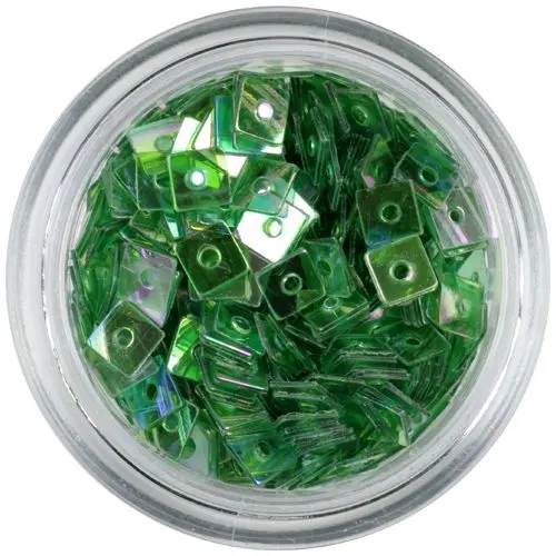 Pătrat cu gaură, verde închis