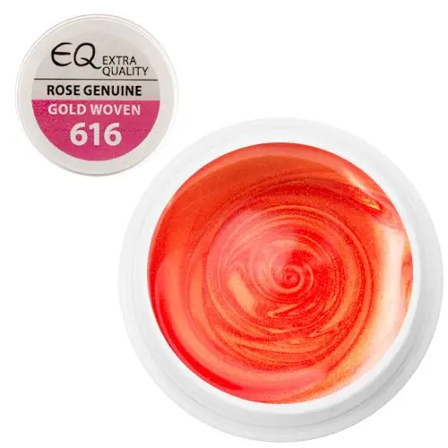 Gel UV Extra Quality - 616 Gold Woven – Rose Genuine, 5g
