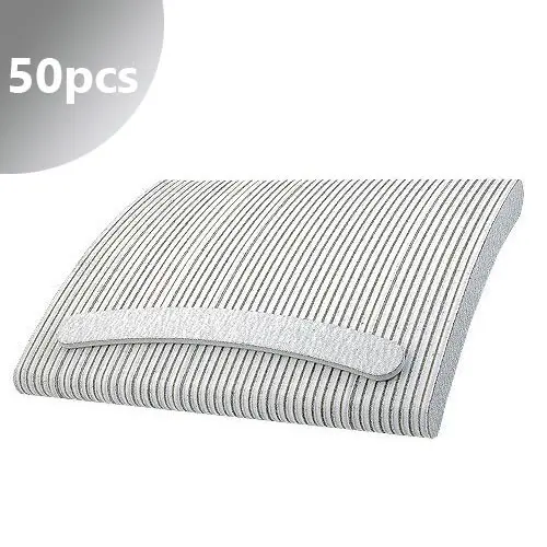 Inginails Pile unghii zebră, banană 80/80 - 50 buc