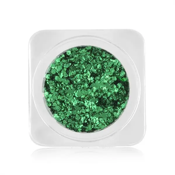 Decorațiuni nail art – cercuri în culori metalice - verde, nr. 4