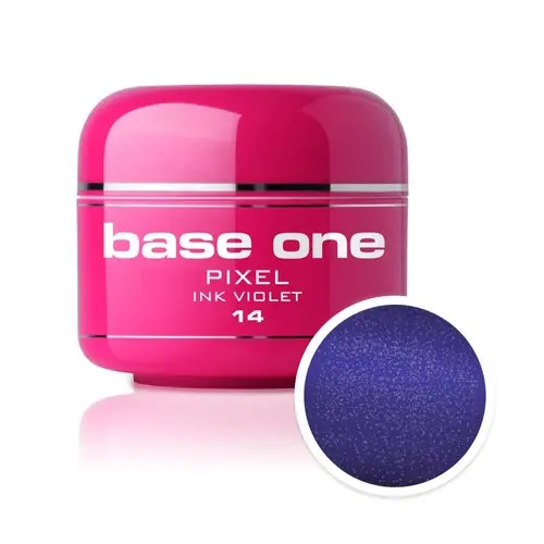 Gel UV Silcare Base One Pixel – Ink Violet 14, 5g