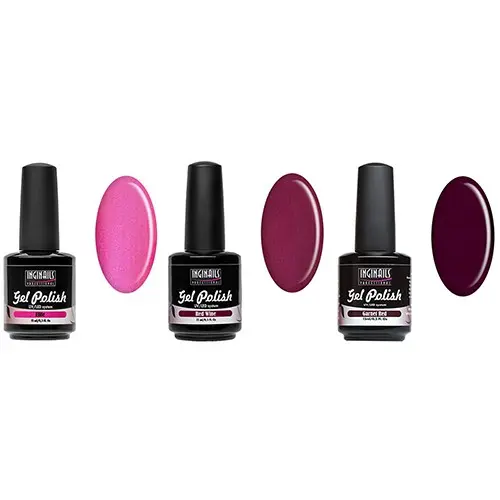 Lac UV permanent - 3 buc kit mic – sidefat