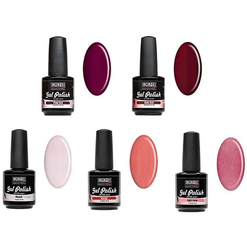 Lac UV permanent - 5 buc kit mic – sidefat