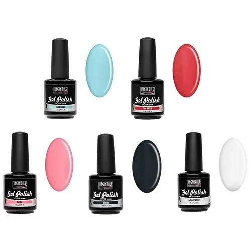 Lac UV permanent - 5 buc kit mic  – pastel