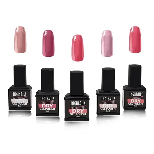 Inginails Professional – Set gel unghii Dry, 5buc