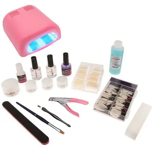 Set mare gelUV Profi 3 o lampă cu 4 becuri - 3 etape