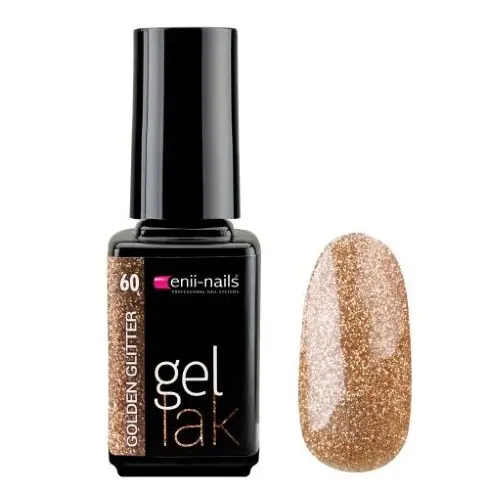 ENII Gel pentru unghii 11ml - Golden Glitter 60