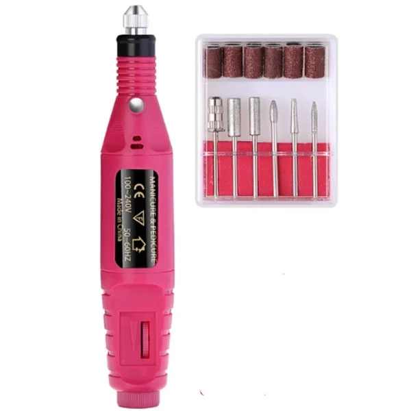 Freză pentru unghii - roz închis