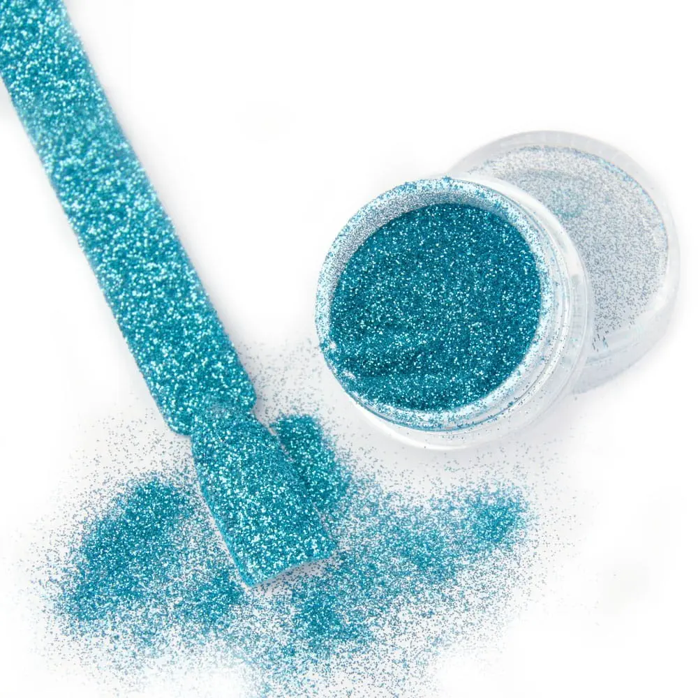 Pulbere decorativă strălucitoare - Efect Velvet nr. 14 - Turcoaz, 3g