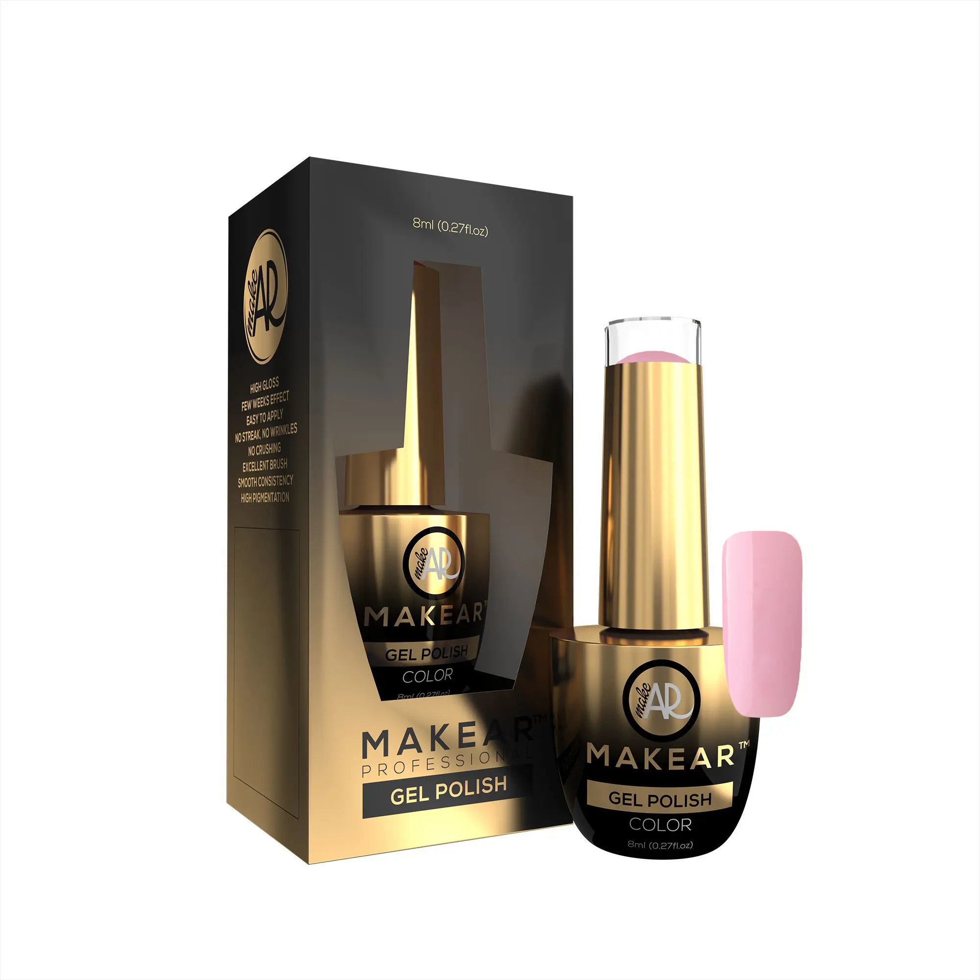 Makear Gel colorat pentru unghii Glamour – 714, 8ml