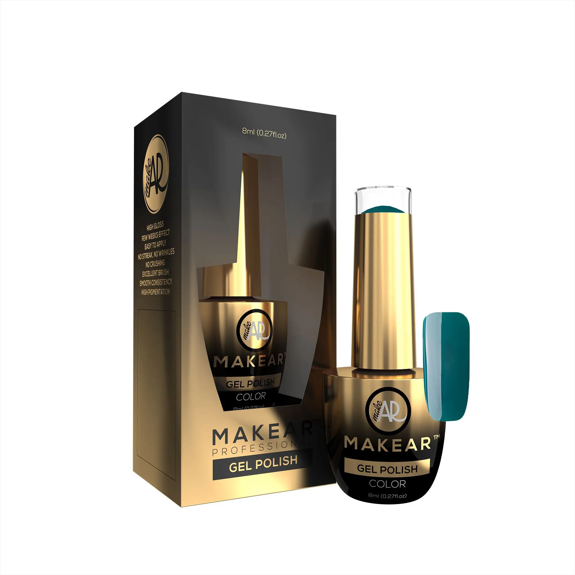 Makear Gel colorat pentru unghii Glamour – 757, 8ml