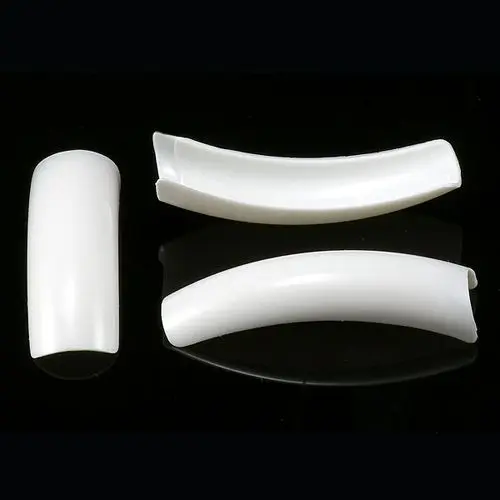 Tipsuri albe Royal French, cutie cu 50buc - mărimi de la nr.1-10 Inginails