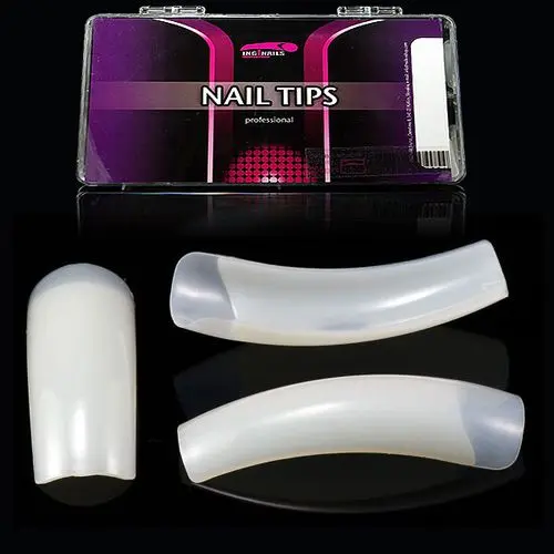 Tipsuri Royal Overlap Natural Inginails, pachet cu 250buc - mix 1-10