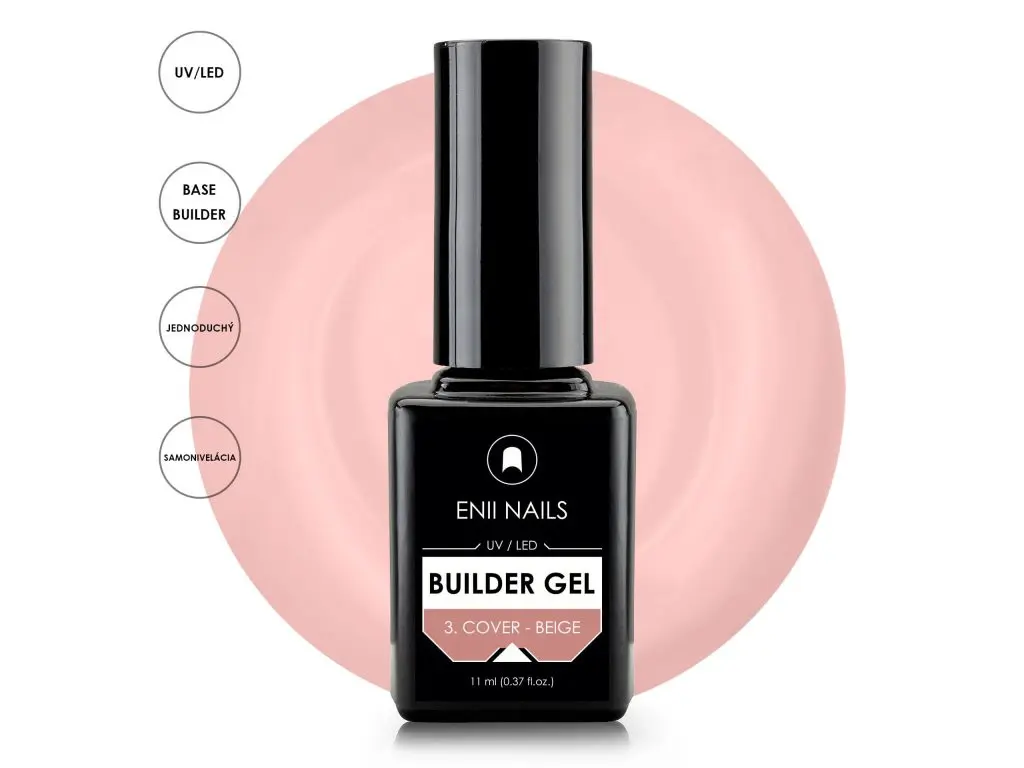 ENII UV/LED gel modelator Cover - Beige, 11ml