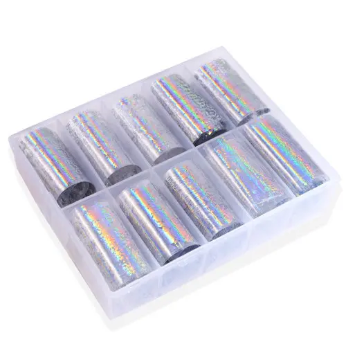 Set de folii decorative pentru unghii - 10buc