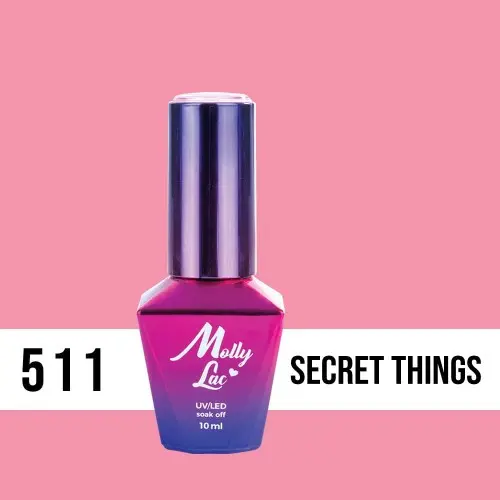 Lac gel MOLLY LAC UV/LED gel polish Miss Iconic -  Secret Things 511, 10ml