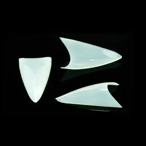 Inginails unghii false de culoare naturală Stealth French, cutie cu 50buc - mărimea nr.7