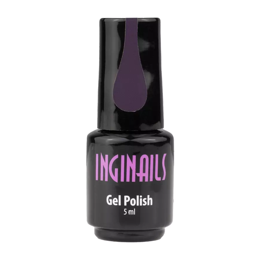 Lac gel colorat Inginails – Pearly Aubergine 049, 5ml