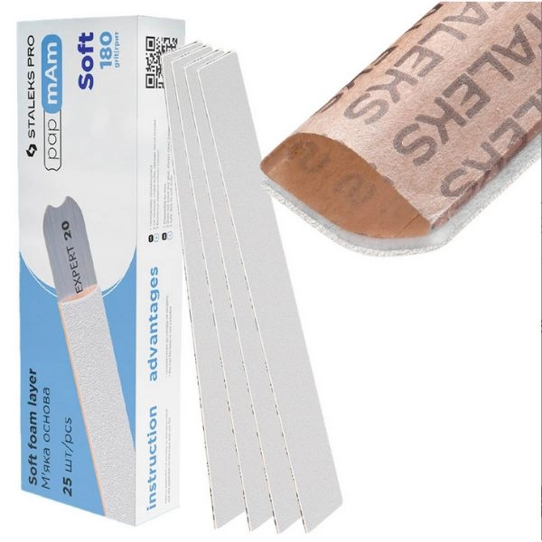 Pile de rezervă PapmAm Staleks Expert 20 granulație 180, 25 buc