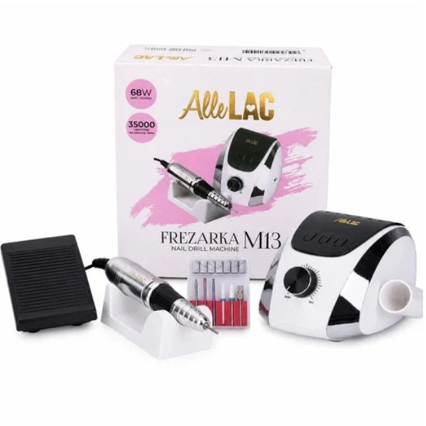 Freză de unghii cu control al vitezei de rotație M13 - alb, 68W