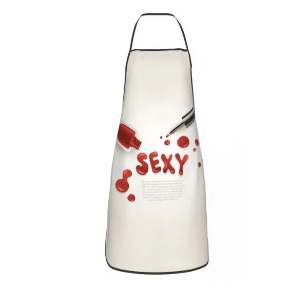 Șorț cosmetic - Sexy, alb