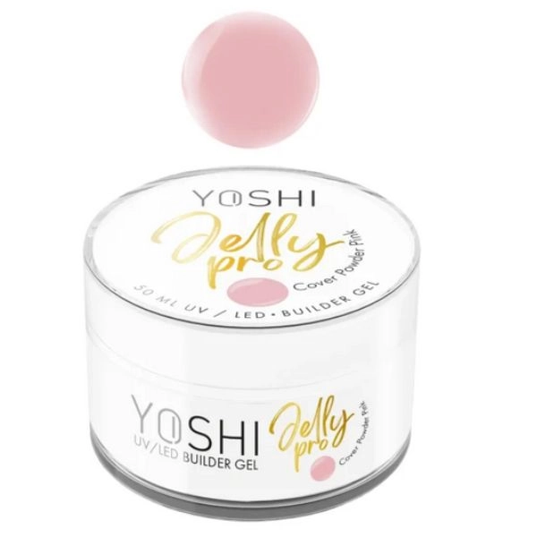 Gel de modelare UV/LED - Jelly Pro Cover Powder Pink, 50 ml
