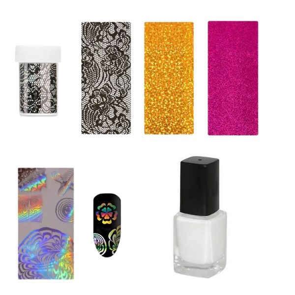 Set folie decorativă, 4 buc + lipici