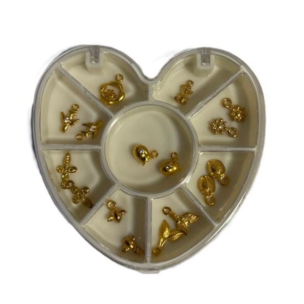 Set pandantive pentru unghii - 16 buc