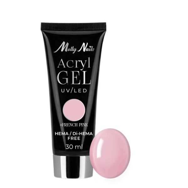 Gel acrilic LED/UV Molly Nails - French Pink, 30ml