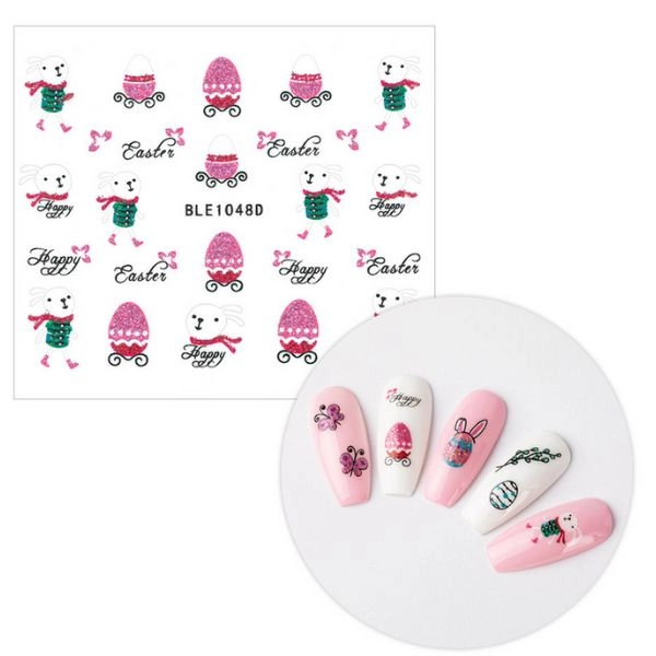 Autocolante 3D pentru unghii - Paște BLE 1048D