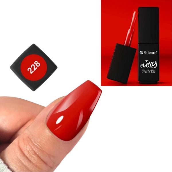 Gel UV/LED Flexy - Ruby Heart 228, 4,5g