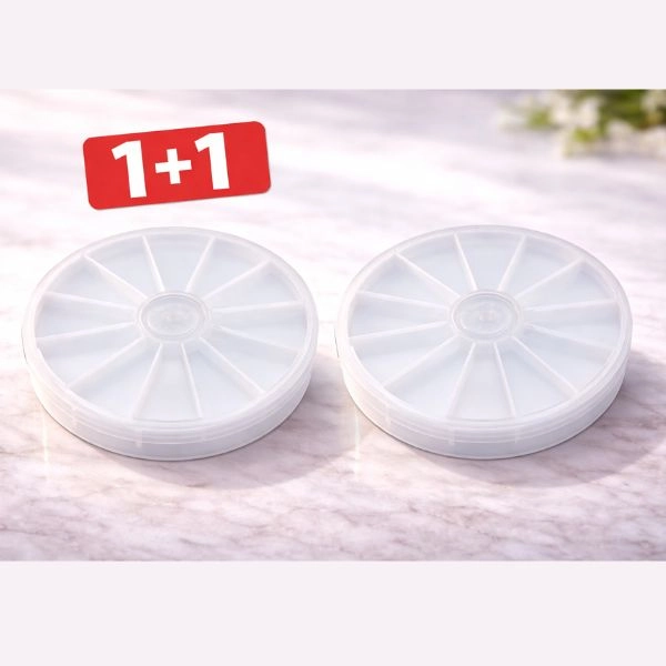 Cutie pentru nail art - 12 compartimente - PROMOȚIE 1+1 GRATUITĂ