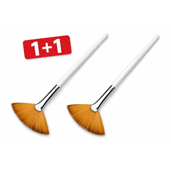 Perie pentru curățarea prafului de unghii - albă - PROMOȚIE 1+1 GRATUITĂ