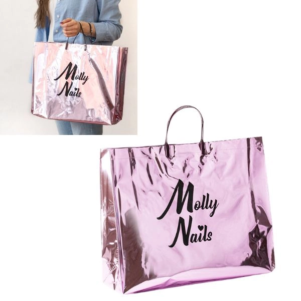 Geantă Molly Nails, roz strălucitor