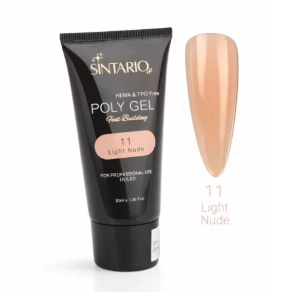 Gel Poly - 11 Light Nude, 30ml