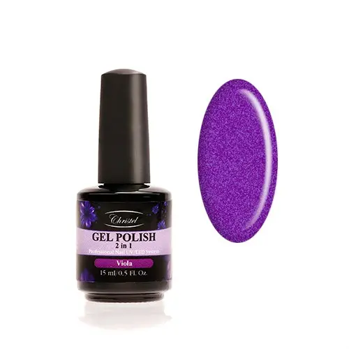 Christel Lac de unghii 2 în 1 - Viola 15 ml