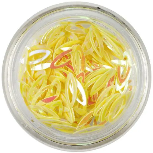 Ochi cu gol în mijloc - galben