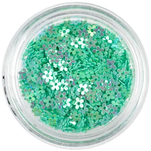 Flori cu găuri - turcoaz