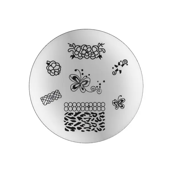 Plăcuţă nail art B69