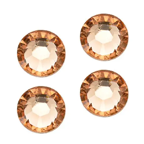 Pietre pentru unghii - șampanie, 3mm, 50buc