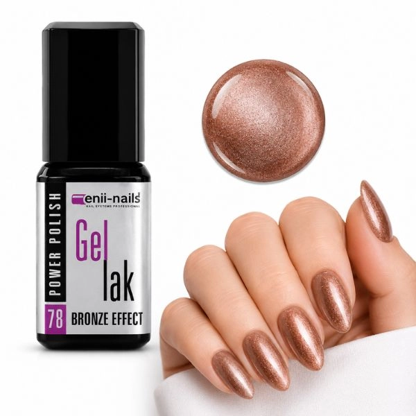 ENII Lac gel UV Power Polish – Bronze effect 78, 11 ml