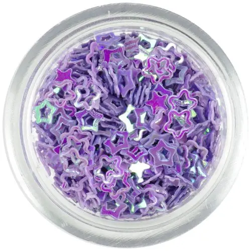 Stea decorativă - violet deschis