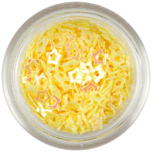 Stele nail art galbene