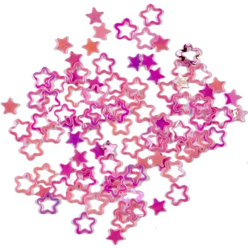 Decoraţiune în formă de stea - roz