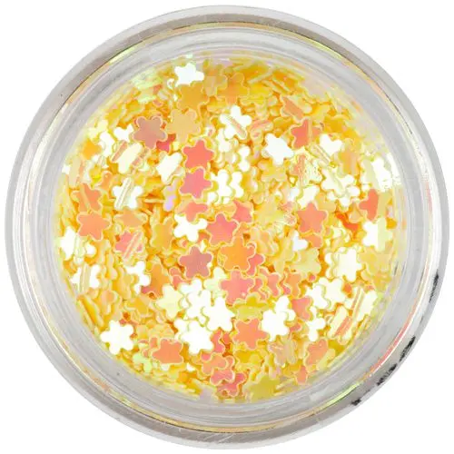 Paiete nail art - floare galbenă